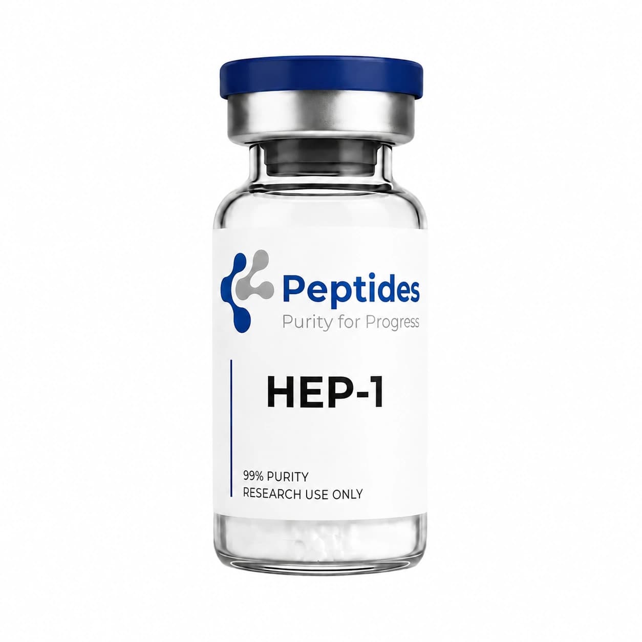 HEP-1 (Gepon) research peptide — ≥98% purity by HPLC — CAS N/A (novel research peptide) — also known as Human Ezrin Peptide-1, Gepon — lyophilized powder for in-vitro laboratory research — Peptides.net