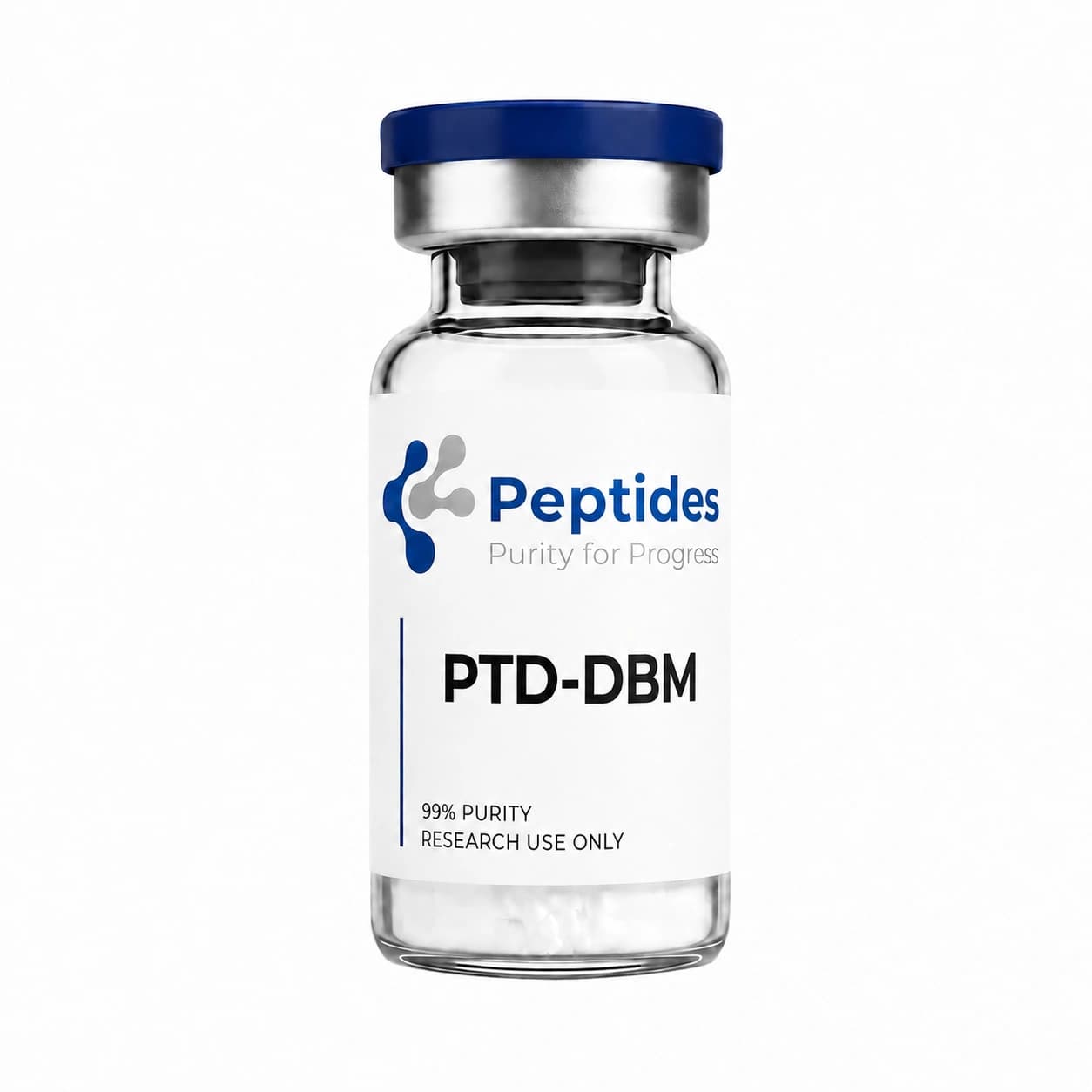 PTD-DBM research peptide — ≥98% purity by HPLC — CAS N/A (chimeric research peptide) — also known as TAT-DBM, Cell-penetrating Dvl binding peptide — lyophilized powder for in-vitro laboratory research — Peptides.net