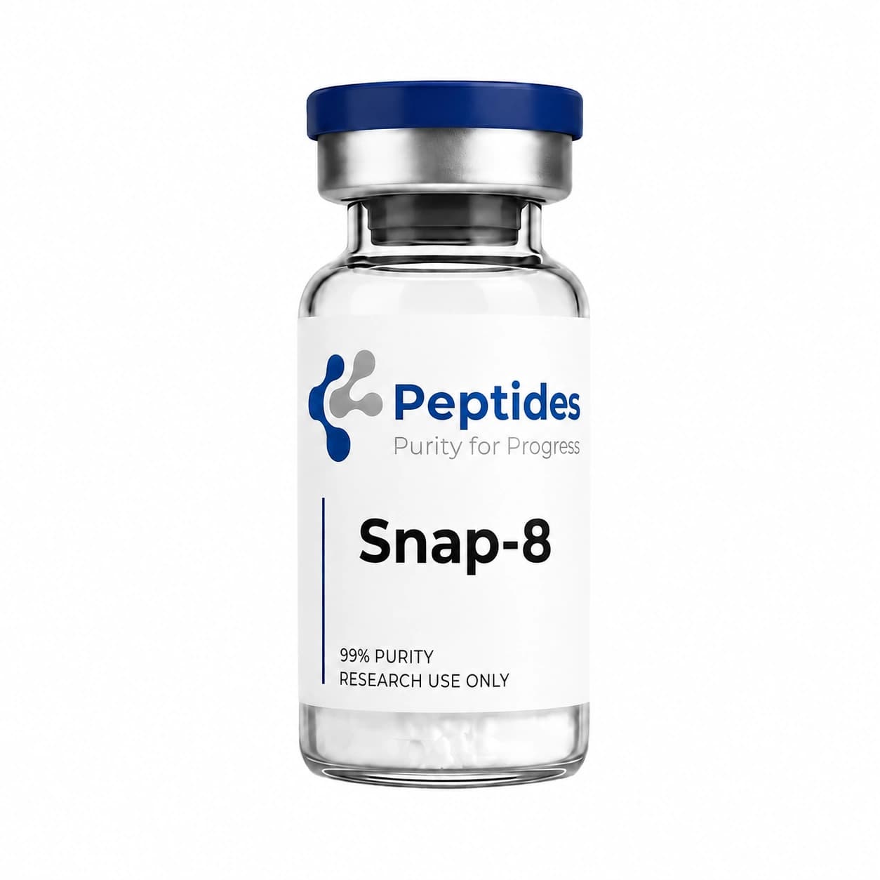 Snap-8 research peptide — ≥98% purity by HPLC — CAS 868844-74-0 — also known as Acetyl Octapeptide-3, Acetyl Glutamyl Heptapeptide-3 — lyophilized powder for in-vitro laboratory research — Peptides.net